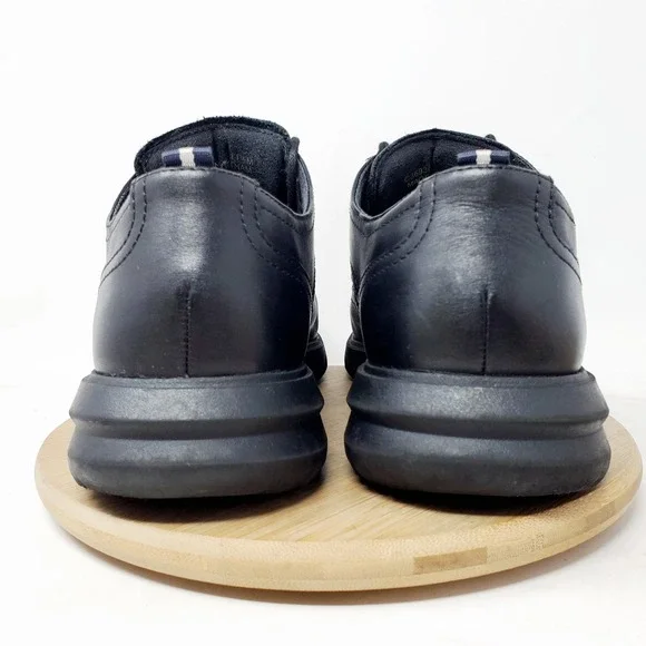 Cole Haan OriginalGrand Shoes Mens 11.5 Triple Black Wingtip Oxford Sneaker - Picture 8 of 14